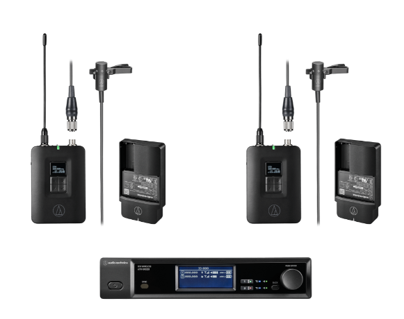 2-CHANNEL BODY-PACK SYSTEM WITH LAVALIER MICS